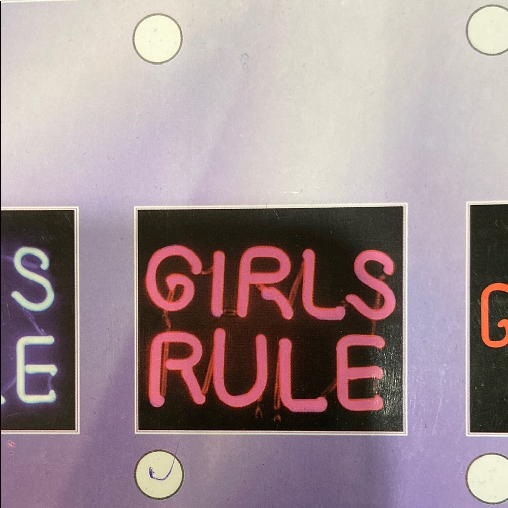 Girls Rule Neon Sign Art